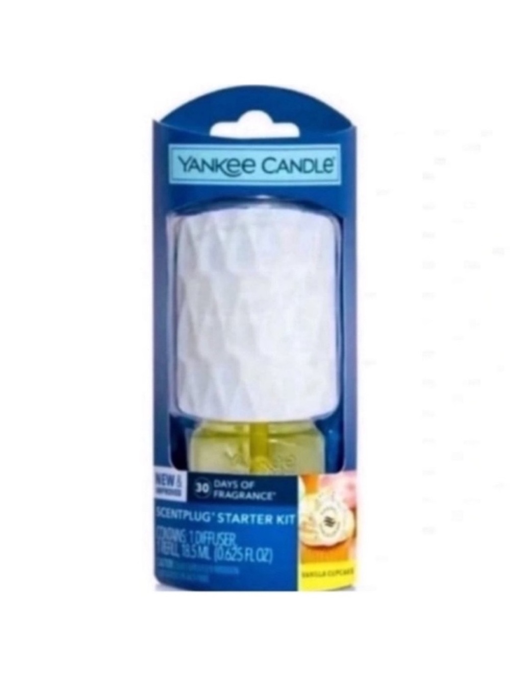 New Yankee Candle Candle Vanilla Cupcake Scent Plug Starter Kit